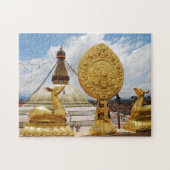 Jigzaag van Boudhanath Kathmandu Legpuzzel (Horizontaal)