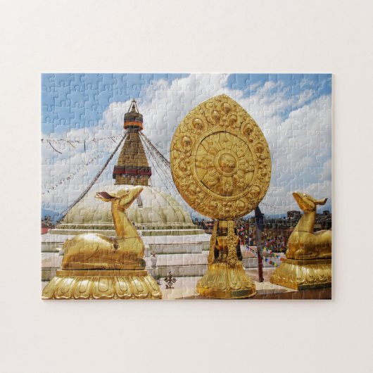 Jigzaag van Boudhanath Kathmandu Legpuzzel (Horizontaal)