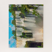 Jigzaag van Iguazu-herfsten Argentinië. Legpuzzel (Verticaal)