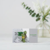 Jigzaag Visitekaartje (Staand voorkant)