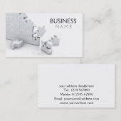 Jigzaag Visitekaartje (Voorkant / Achterkant)