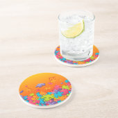 Jigzaag Zandsteen Onderzetter (Zijkant)