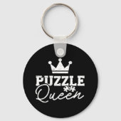 Jigzaagkoningin puzzle sleutelhanger (Voorkant)