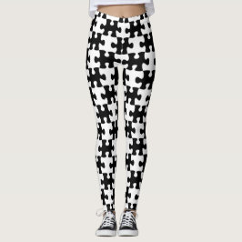 Jigzaagpatroon Leggings