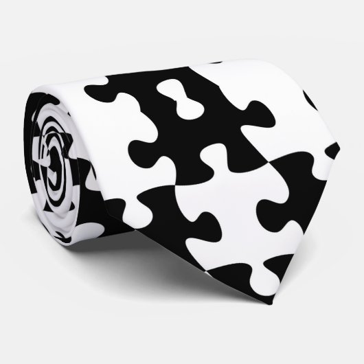 Jigzaagpatroon Stropdas (Opgerold)