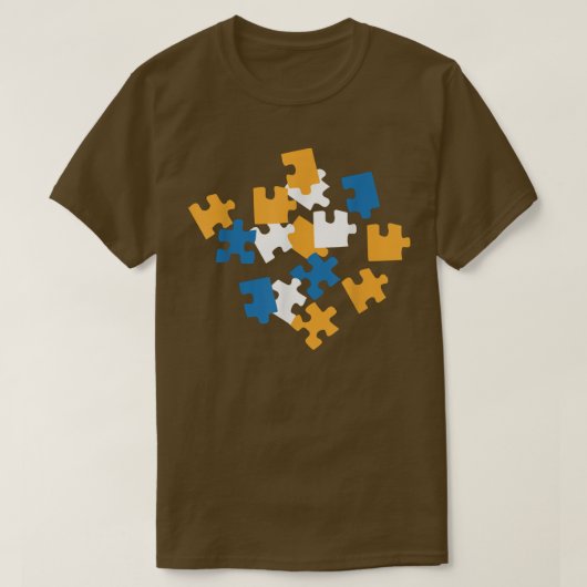 Jigzaagpuzzel T-shirt (Design voorkant)