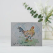 Jigzaagserie - 'Chicken on the boerderij' 2010, ww Briefkaart (Staand voorkant)