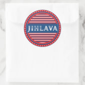 Jihlava City Pride Emblem – Czech Identity Ronde Sticker (Tas)