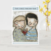 Jij - Aanpassen voor elke liefdevolle gelegenheid Kaart (Gele Bloem)