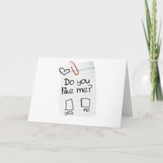 JIJ "ALS MIJ?" IK HOU VAN MIJN BESTE VRIEND "JULLI KAART (Voorkant)