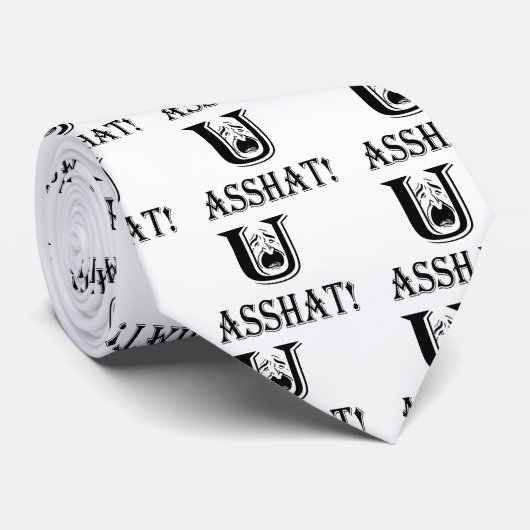 Jij Asshat Stropdas (Opgerold)