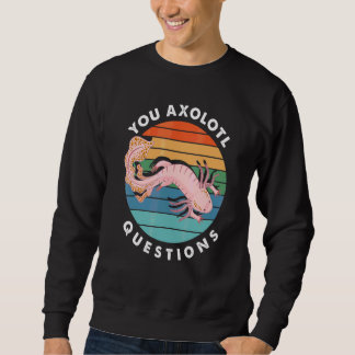 Jij Axolotl Vragen Jongen Meisje Schattige Axolotl Trui