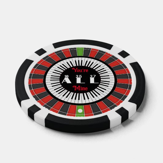 Jij Bent ALLES Mij Poker Chip (Enkel)