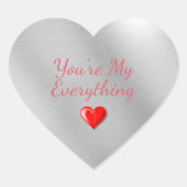 Jij Bent Alles Voor Mij Hart Sticker (Voorkant)