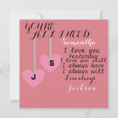 Jij bent alles wat ik nodig heb gepersonaliseerde  (Voorkant)