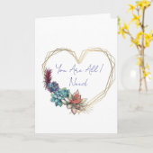 jij bent alles wat ik nodig heb kaart (Gele Bloem)