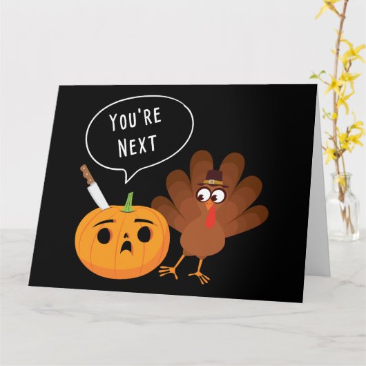 Jij bent als Volgende Grappige Pompoen Thanksgivin Kaart (Gele Bloem)