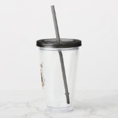 Jij bent anders opgeleid dan deze kat Grappige Afs Acryl Drinkbeker (Links)
