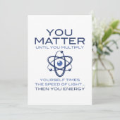 Jij bent belangrijk bedankkaart (Staand voorkant)