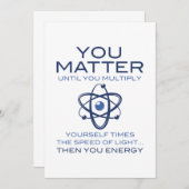 Jij bent belangrijk bedankkaart (Voorkant / Achterkant)