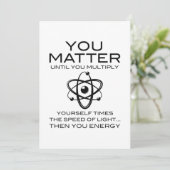 Jij bent belangrijk bedankkaart (Staand voorkant)