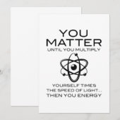 Jij bent belangrijk bedankkaart (Voorkant / Achterkant)