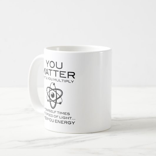 Jij bent belangrijk koffiemok (Voorkant links)