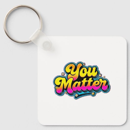 Jij Bent Belangrijk Sleutelhanger | Cadeau voor Z (Voorkant)