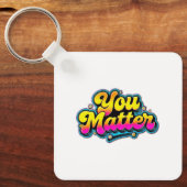 Jij Bent Belangrijk Sleutelhanger | Cadeau voor Z (Voorkant)