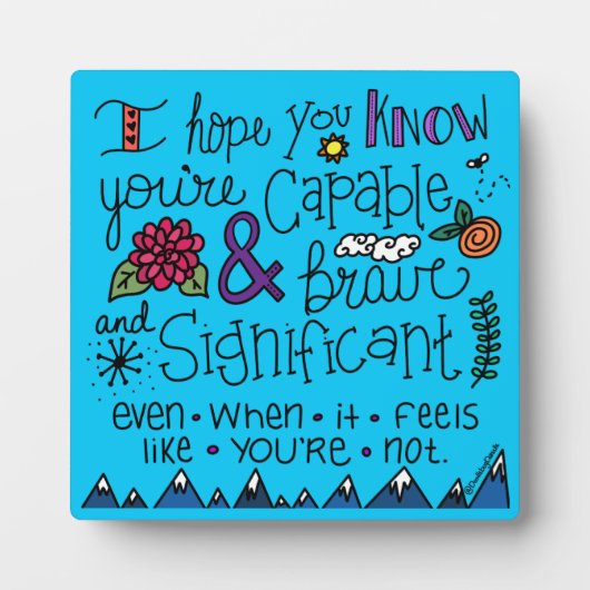 Jij bent Brave Fotoplaat (Voorkant)