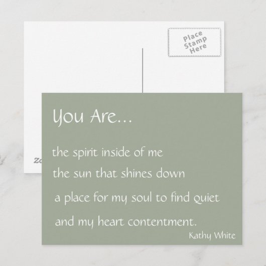 Jij bent Briefkaart (Voorkant / Achterkant)