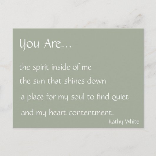 Jij bent Briefkaart (Voorkant)