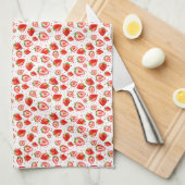 Jij bent de aardbei van mijn shortcake theedoek (Quarter Fold)