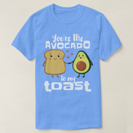 Jij bent de advocaat van mijn toastFunny Avocado G T-shirt (Design voorkant)
