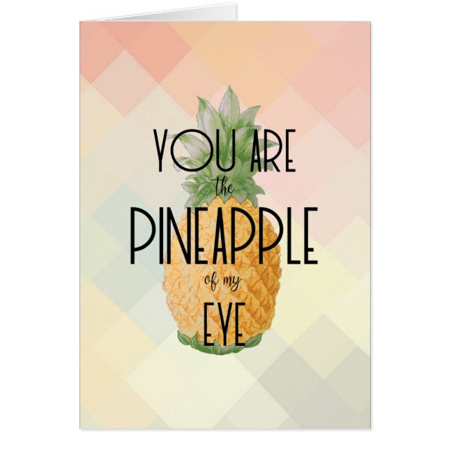 "Jij bent de ananas van mijn oog" (Voorkant)