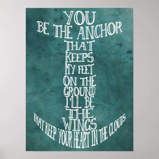 Jij bent de Anchor Poster (Voorkant)