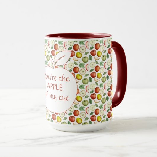 Jij bent de appel van mijn oog mok (Voorkant rechts)