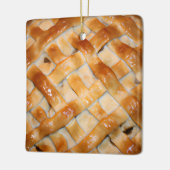 Jij bent de appel van mijn taart | Grappig eten Pu Keramisch Ornament (Links)