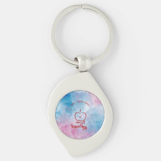 Jij bent de appel van mijn taart sleutelhanger (Voorkant)