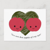 Jij bent de Apple van mijn oog Briefkaart (Voorkant)