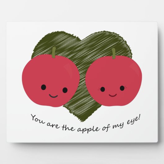 Jij bent de Apple van mijn oog Fotoplaat (Voorkant)