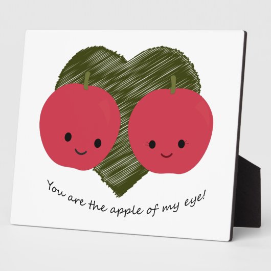 Jij bent de Apple van mijn oog Fotoplaat (Zijkant)