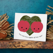 Jij bent de Apple van mijn oog Fotoplaat (Zijkant)