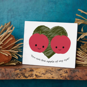 Jij bent de Apple van mijn oog Fotoplaat