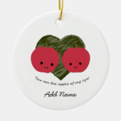 Jij bent de Apple van mijn oog Keramisch Ornament (Voorkant)