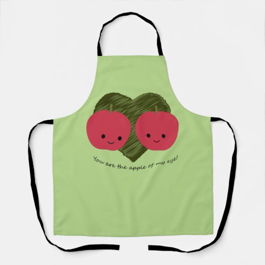 Jij bent de Apple van mijn oog Schort (Voorkant)