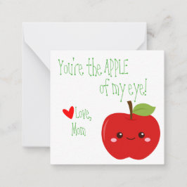 Jij bent de Apple van My Eye Lunchbox Note Cards Notitiekaartje