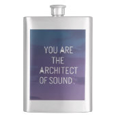 Jij bent de architect van geluid flacon (Voorkant)