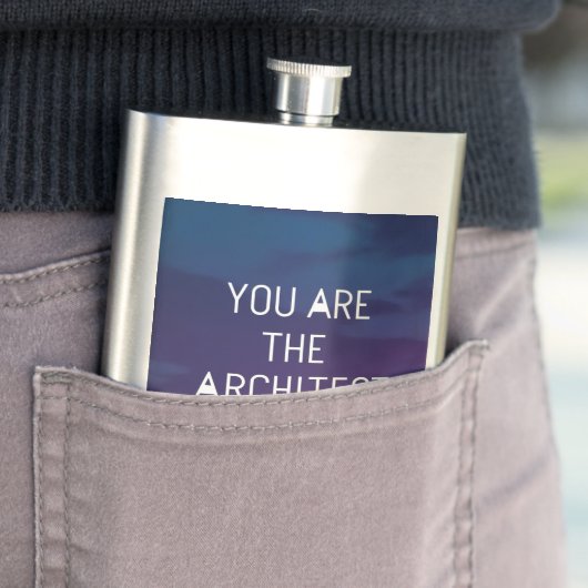 Jij bent de architect van geluid flacon (Voorbeeld)