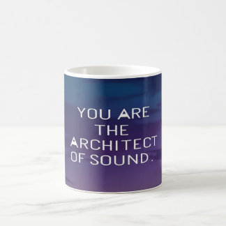 Jij Bent De Architect Van Geluid Koffiemok